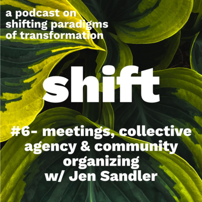 #6 – [english] Meetings, Collective Agency & Community Organizing with Jen Sandler